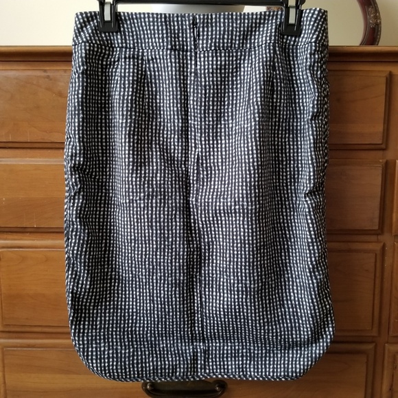 Ann Taylor LOFT checkered pencil skirt size 4 - Picture 2 of 7